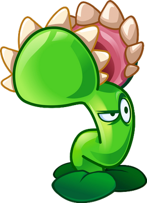plante carnivore [Plants vs Zombies] - nature - environnement - smiley émoticône émoji cartoon clipart illustration - artémotic