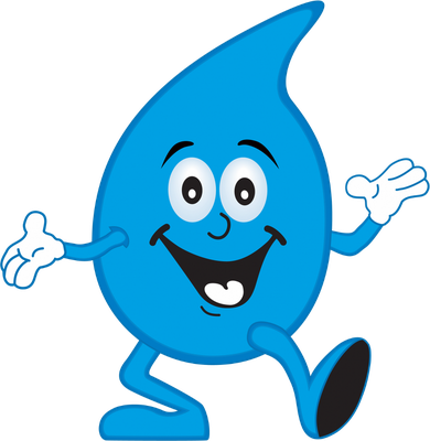 goutte d'eau - nature - environnement - smiley émoticône émoji cartoon clipart illustration - artémotic