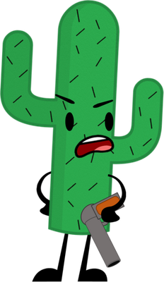 cactus - nature - environnement - smiley émoticône émoji cartoon clipart illustration - artémotic