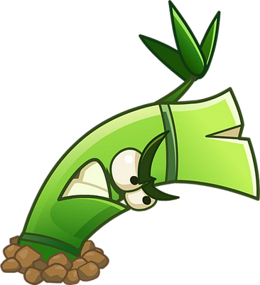 bambou [Plants vs Zombies] - nature - environnement - smiley émoticône émoji cartoon clipart illustration - artémotic