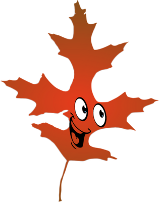 feuille - nature - environnement - smiley émoticône émoji cartoon clipart illustration - artémotic