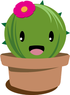cactus - nature - environnement - smiley émoticône émoji cartoon clipart illustration - artémotic