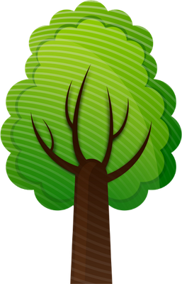 arbre - nature - environnement - smiley émoticône émoji cartoon clipart illustration - artémotic