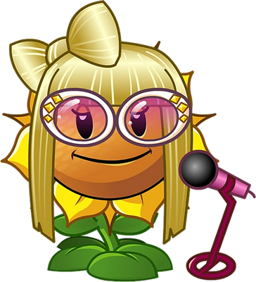 tournesol [Plants vs Zombies] - nature - environnement - smiley émoticône émoji cartoon clipart illustration - artémotic