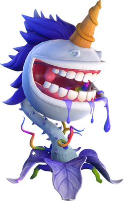 plante carnivore [Plants vs Zombies] - nature - environnement - smiley émoticône émoji cartoon clipart illustration - artémotic