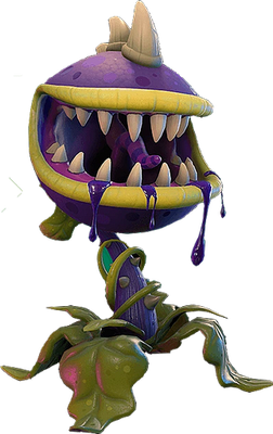 Chomper [Plants vs Zombies] - nature - environnement - smiley émoticône émoji cartoon clipart illustration - artémotic