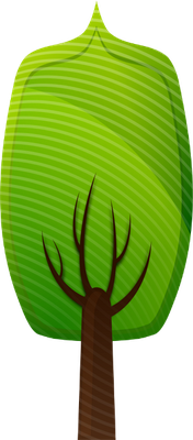 arbre - nature - environnement - smiley émoticône émoji cartoon clipart illustration - artémotic