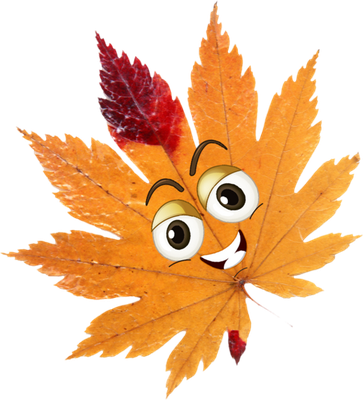 feuille - nature - environnement - smiley émoticône émoji cartoon clipart illustration - artémotic
