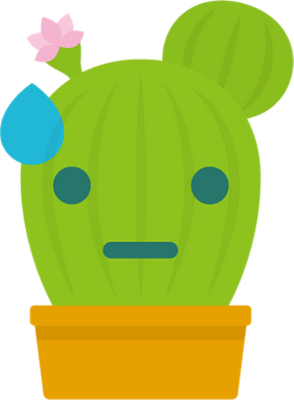 cactus - nature - environnement - smiley émoticône émoji cartoon clipart illustration - artémotic