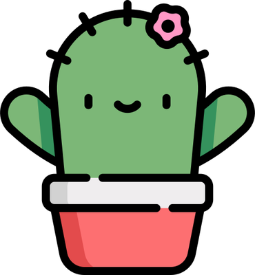 cactus - nature - environnement - smiley émoticône émoji cartoon clipart illustration - artémotic