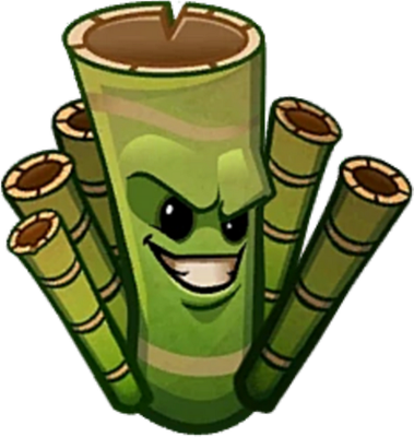 bambou [Plants vs Zombies] - nature - environnement - smiley émoticône émoji cartoon clipart illustration - artémotic