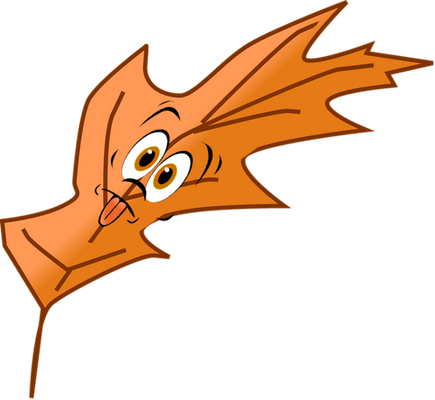 feuille - nature - environnement - smiley émoticône émoji cartoon clipart illustration - artémotic