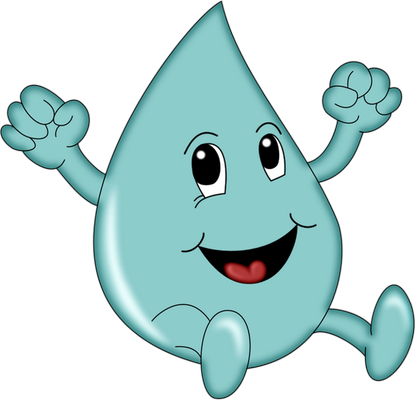 goutte d'eau - nature - environnement - smiley émoticône émoji cartoon clipart illustration - artémotic