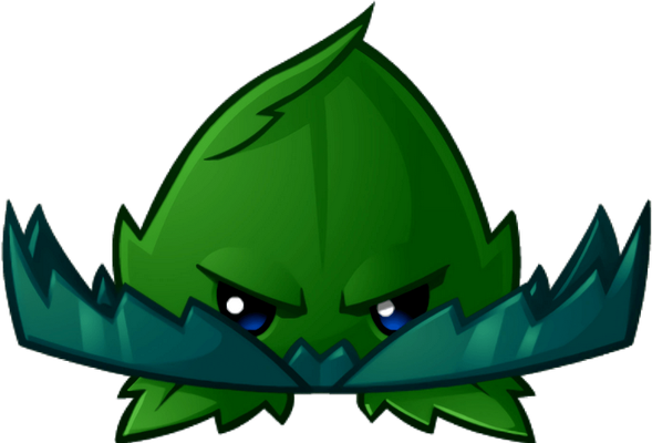 menthe [Plants vs Zombies] - nature - environnement - smiley émoticône émoji cartoon clipart illustration - artémotic