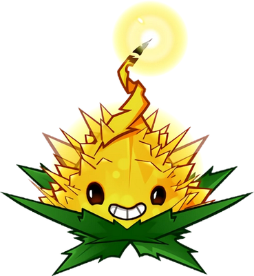 menthe [Plants vs Zombies] - nature - environnement - smiley émoticône émoji cartoon clipart illustration - artémotic