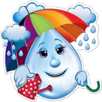 goutte d'eau - nature - environnement - smiley émoticône émoji cartoon clipart illustration - artémotic