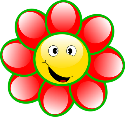 fleur - nature - environnement - smiley émoticône émoji cartoon clipart illustration - artémotic