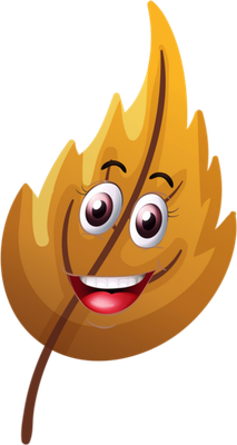 feuille - nature - environnement - smiley émoticône émoji cartoon clipart illustration - artémotic
