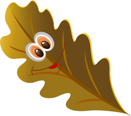 feuille - nature - environnement - smiley émoticône émoji cartoon clipart illustration - artémotic