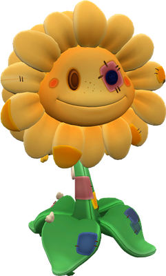 tournesol [Plants vs Zombies] - nature - environnement - smiley émoticône émoji cartoon clipart illustration - artémotic