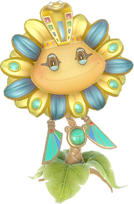 tournesol [Plants vs Zombies] - nature - environnement - smiley émoticône émoji cartoon clipart illustration - artémotic