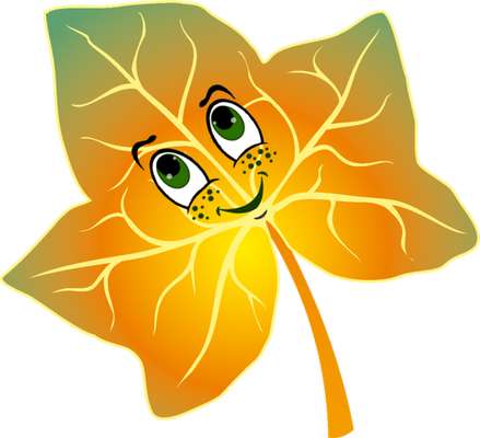 feuille - nature - environnement - smiley émoticône émoji cartoon clipart illustration - artémotic
