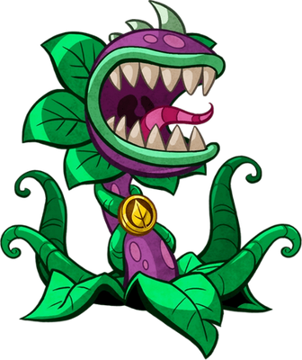 plante carnivore [Plants vs Zombies] - nature - environnement - smiley émoticône émoji cartoon clipart illustration - artémotic