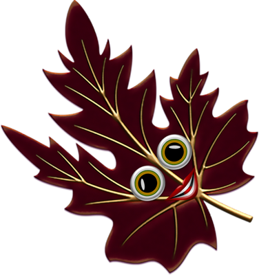 feuille - nature - environnement - smiley émoticône émoji cartoon clipart illustration - artémotic