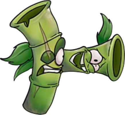 bambou [Plants vs Zombies] - nature - environnement - smiley émoticône émoji cartoon clipart illustration - artémotic