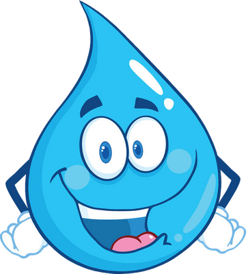 goutte d'eau - nature - environnement - smiley émoticône émoji cartoon clipart illustration - artémotic