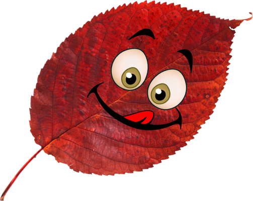 feuille - nature - environnement - smiley émoticône émoji cartoon clipart illustration - artémotic