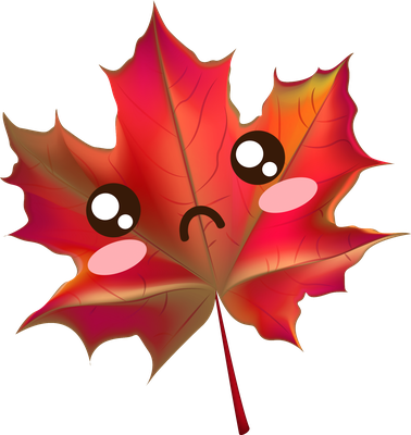 feuille - nature - environnement - smiley émoticône émoji cartoon clipart illustration - artémotic