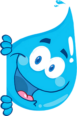 goutte d'eau - nature - environnement - smiley émoticône émoji cartoon clipart illustration - artémotic