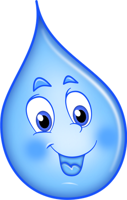 goutte d'eau - nature - environnement - smiley émoticône émoji cartoon clipart illustration - artémotic