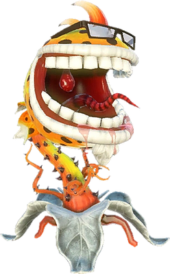 plante carnivore [Plants vs Zombies] - nature - environnement - smiley émoticône émoji cartoon clipart illustration - artémotic