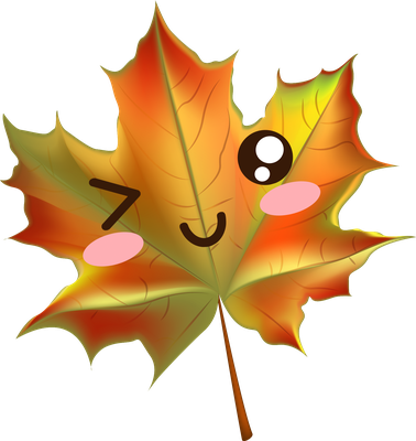 feuille - nature - environnement - smiley émoticône émoji cartoon clipart illustration - artémotic