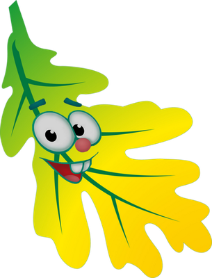 feuille - nature - environnement - smiley émoticône émoji cartoon clipart illustration - artémotic