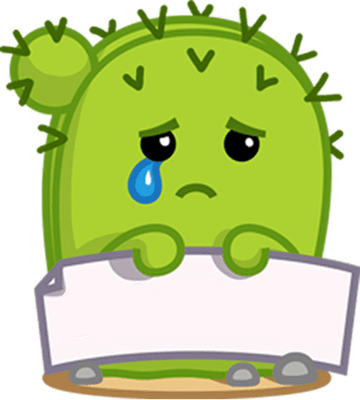 cactus - nature - environnement - smiley émoticône émoji cartoon clipart illustration - artémotic