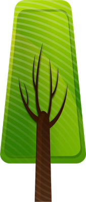 arbre - nature - environnement - smiley émoticône émoji cartoon clipart illustration - artémotic