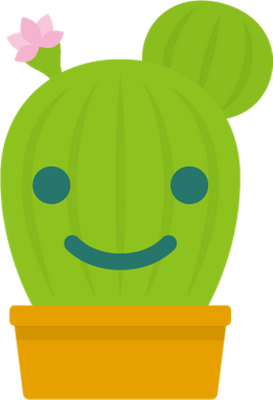 cactus - nature - environnement - smiley émoticône émoji cartoon clipart illustration - artémotic