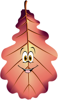 feuille - nature - environnement - smiley émoticône émoji cartoon clipart illustration - artémotic