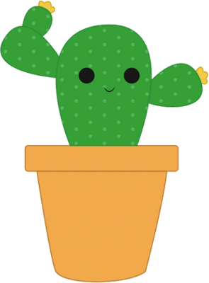 cactus - nature - environnement - smiley émoticône émoji cartoon clipart illustration - artémotic
