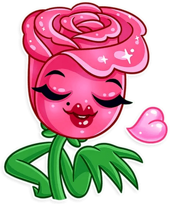 tulipe - nature - environnement - smiley émoticône émoji cartoon clipart illustration - artémotic