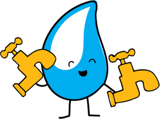 goutte d'eau - nature - environnement - smiley émoticône émoji cartoon clipart illustration - artémotic