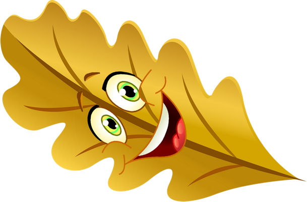 feuille - nature - environnement - smiley émoticône émoji cartoon clipart illustration - artémotic