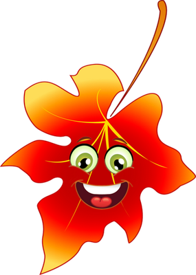 feuille - nature - environnement - smiley émoticône émoji cartoon clipart illustration - artémotic