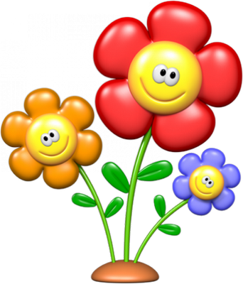 fleur - nature - environnement - smiley émoticône émoji cartoon clipart illustration - artémotic