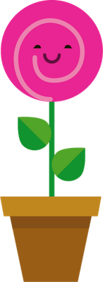 fleur - nature - environnement - smiley émoticône émoji cartoon clipart illustration - artémotic