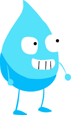 goutte d'eau - nature - environnement - smiley émoticône émoji cartoon clipart illustration - artémotic