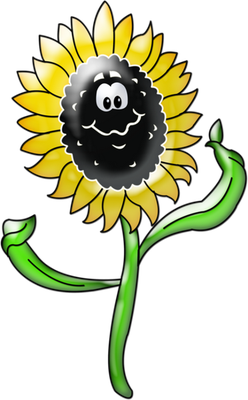 fleur - nature - environnement - smiley émoticône émoji cartoon clipart illustration - artémotic